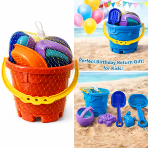 Kids Beach Bucket Sand Toy Set – Birthday Return Gift