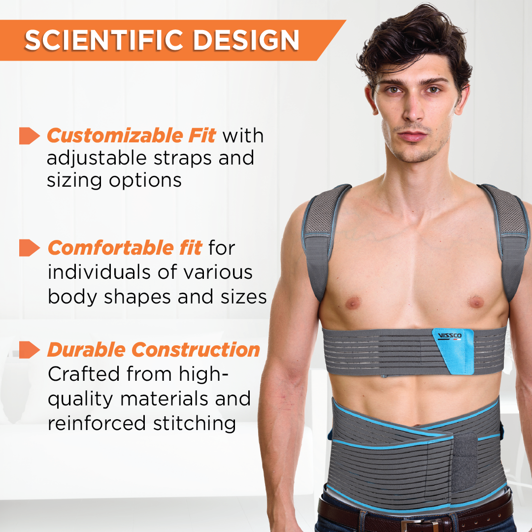Vissco Taylor's Brace Core – Back Support & Posture Correction Brace - Image 3