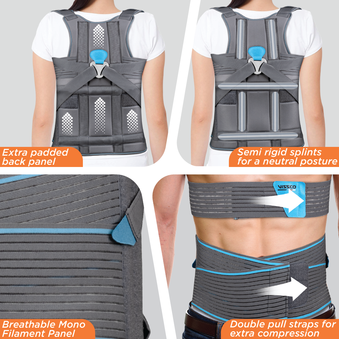 Vissco Taylor's Brace Core – Back Support & Posture Correction Brace - Image 7