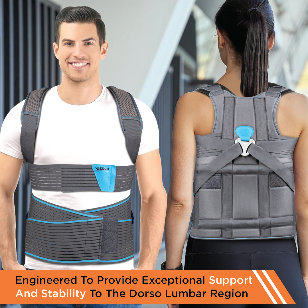 Vissco Taylor's Brace Core – Back Support & Posture Correction Brace - Image 2